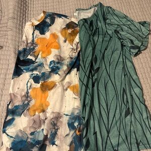 Floral and Leaf Print shirt